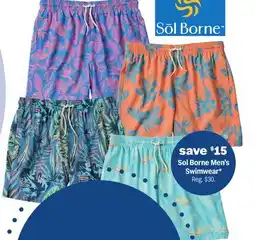 Meijer Sol Borne Men's Swimwear offer