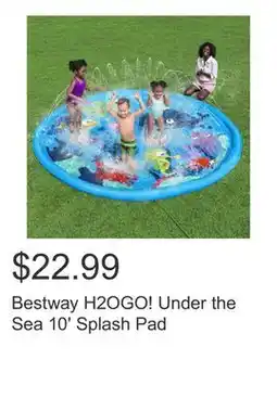 Costco Bestway H2OGO! Under the Sea 10' Splash Pad offer