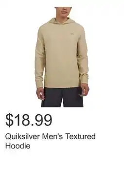 Costco Quiksilver Men's Textured Hoodie offer