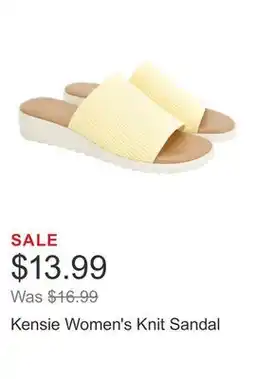 Costco Kensie Women's Knit Sandal offer