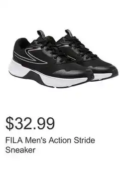 Costco FILA Men's Action Stride Sneaker offer