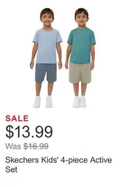 Costco Skechers Kids' 4-piece Active Set offer