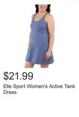 Costco Elle Sport Women's Active Tank Dress offer