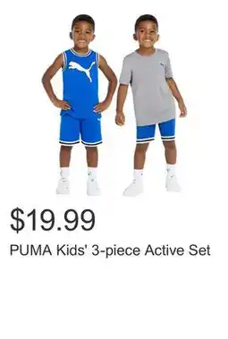 Costco PUMA Kids' 3-piece Active Set offer