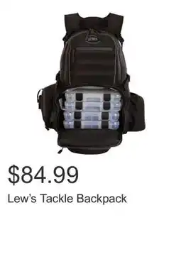 Costco Lew's Tackle Backpack offer