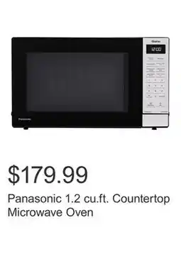 Costco Panasonic 1.2 cu.ft. Countertop Microwave Oven offer