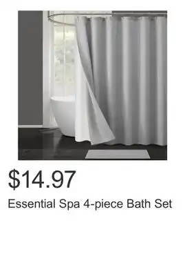 Costco Essential Spa 4-piece Bath Set offer
