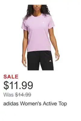 Costco adidas Women's Active Top offer