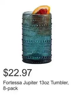Costco Fortessa Jupiter 13oz Tumbler, 8-pack offer