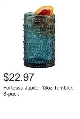 Costco Fortessa Jupiter 13oz Tumbler, 8-pack offer