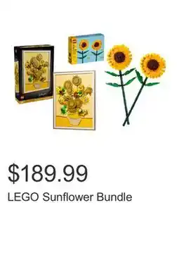 Costco LEGO Sunflower Bundle offer