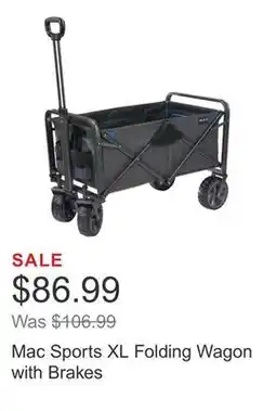 Costco Mac Sports XL Folding Wagon with Brakes offer