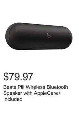 Costco Beats Pill Wireless Bluetooth Speaker with AppleCare+ Included offer