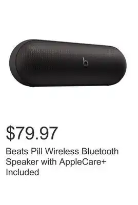 Costco Beats Pill Wireless Bluetooth Speaker with AppleCare+ Included offer