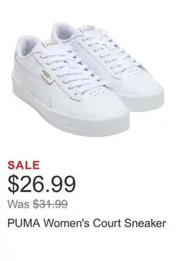 Costco PUMA Women's Court Sneaker offer