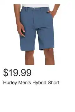 Costco Hurley Men's Hybrid Short offer
