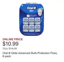 Costco Oral-B Glide Advanced Multi-Protection Floss, 6-pack offer