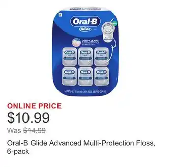 Costco Oral-B Glide Advanced Multi-Protection Floss, 6-pack offer