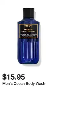 Bath & Body Works Men's Ocean Body Wash offer