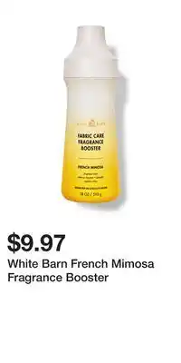 Bath & Body Works White Barn French Mimosa Fragrance Booster offer