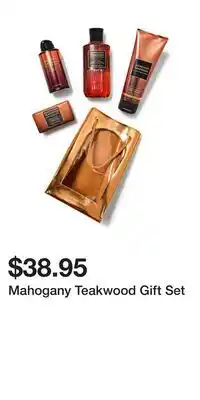 Bath & Body Works Mahogany Teakwood Gift Set offer