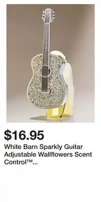 Bath & Body Works White Barn Sparkly Guitar Adjustable Wallflowers Scent Control Nightlight Wallflowers Fragrance Plug offer