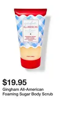 Bath & Body Works Gingham All-American Foaming Sugar Body Scrub offer