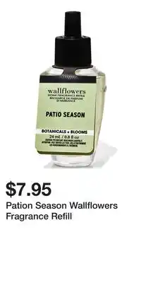 Bath & Body Works Pation Season Wallflowers Fragrance Refill offer