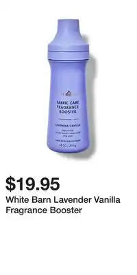 Bath & Body Works White Barn Lavender Vanilla Fragrance Booster offer