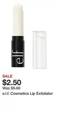 Ulta Beauty e.l.f. Cosmetics Lip Exfoliator offer