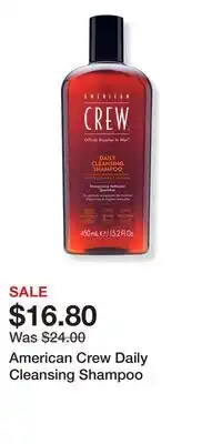 Ulta Beauty American Crew Daily Cleansing Shampoo offer