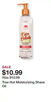 Ulta Beauty Tree Hut Moisturizing Shave Oil offer