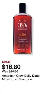 Ulta Beauty American Crew Daily Deep Moisturizer Shampoo offer