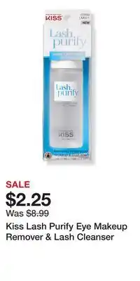 Ulta Beauty Kiss Lash Purify Eye Makeup Remover & Lash Cleanser offer