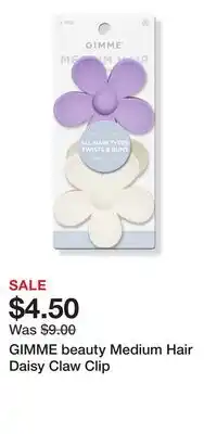 Ulta Beauty GIMME beauty Medium Hair Daisy Claw Clip offer