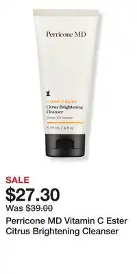 Ulta Beauty Perricone MD Vitamin C Ester Citrus Brightening Cleanser offer
