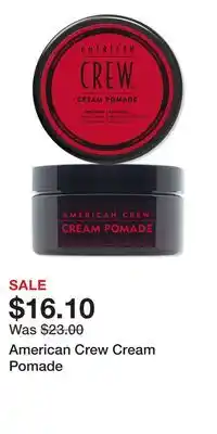 Ulta Beauty American Crew Cream Pomade offer
