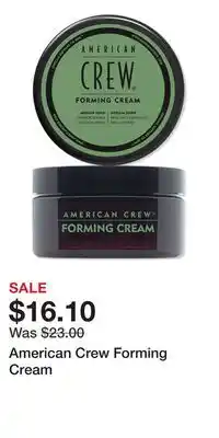 Ulta Beauty American Crew Forming Cream offer