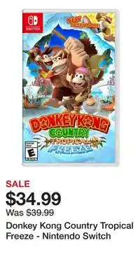 Game Stop Donkey Kong Country Tropical Freeze - Nintendo Switch offer