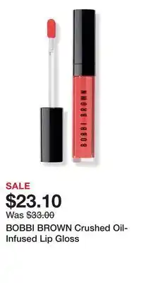 Ulta Beauty BOBBI BROWN Crushed Oil-Infused Lip Gloss offer