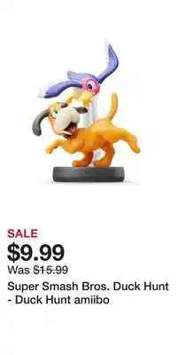Game Stop Super Smash Bros. Duck Hunt - Duck Hunt amiibo offer