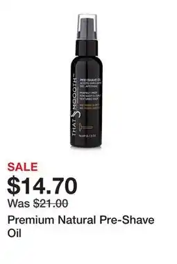 Belk Premium Natural Pre-Shave Oil offer