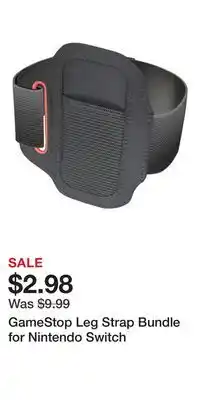Game Stop GameStop Leg Strap Bundle for Nintendo Switch offer