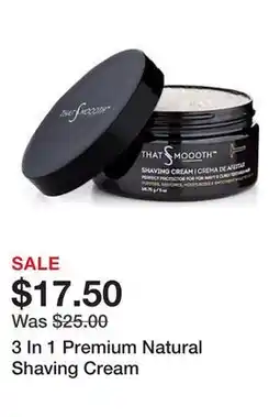 Belk 3 In 1 Premium Natural Shaving Cream offer