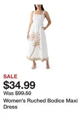Belk Women's Ruched Bodice Maxi Dress offer