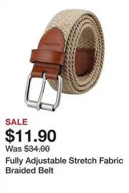Belk Fully Adjustable Stretch Fabric Braided Belt offer