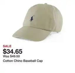 Belk Cotton Chino Baseball Cap offer