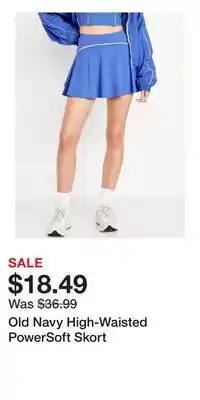 Old Navy Old Navy High-Waisted PowerSoft Skort offer