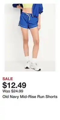 Old Navy Old Navy Mid-Rise Run Shorts offer