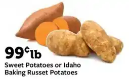 Fareway Sweet Potatoes or Idaho Baking Russet Potatoes offer